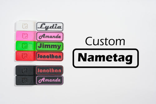 Set of 2 Sidemount Custom Nametags